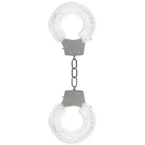 PLEASURE FURRY HANDCUFFS WHITE